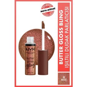 Nyx Professional Makeup Butter Gloss Bling 08 Bling Hustla Işıltılı Dudak Parlatıcısı