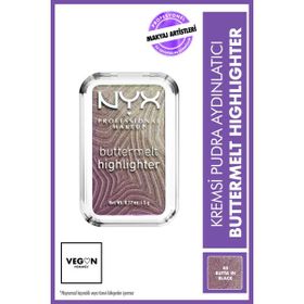 Nyx Professional Makeup Buttermelt 45 Butta In Black Highlighter Kremsi Pudra Aydınlatıcı