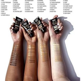 Nyx Professional Makeup Caramel Born To Glow Naturally Radiant Fondöten