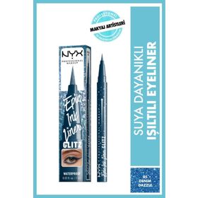 Nyx Professional Makeup Epic Ink Liner Denim Dazzle Glitz Eyeliner