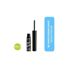 Nyx Professional Makeup Epic Wear Metallic Liquid Liner Silver Metal Eyeliner