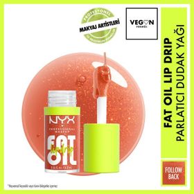 Nyx Professional Makeup Fat Oil Lip Drip Follow Back Parlatıcı Dudak Yağı