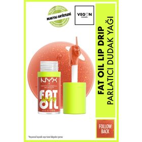 Nyx Professional Makeup Fat Oil Lip Drip Follow Back Parlatıcı Dudak Yağı