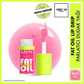 Nyx Professional Makeup Fat Oil Lip Drip Missed Call Parlatıcı Dudak Yağı
