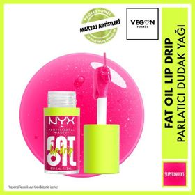 Nyx Professional Makeup Fat Oil Lip Drip Supermodel Parlatıcı Dudak Yağı