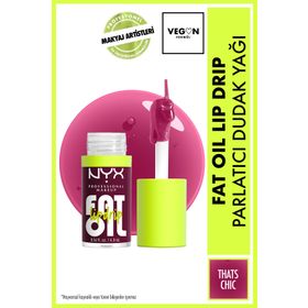 Nyx Professional Makeup Fat Oil Lip Drip Thats Chic Parlatıcı Dudak Yağı