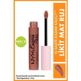 Nyx Professional Makeup Lip Lingerie XXL Liquid Lipstick Candela Babe Likit Ruj