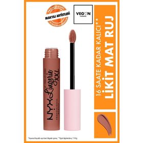 Nyx Professional Makeup Lip Lingerie XXL Liquid Lipstick Candela Babe Likit Ruj