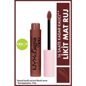 Nyx Professional Makeup Lip Lingerie XXL Liquid Lipstick Low Cut Likit Ruj