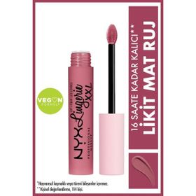 Nyx Professional Makeup Lip Lingerie XXL Liquid Lipstick Maxx Out Likit Ruj