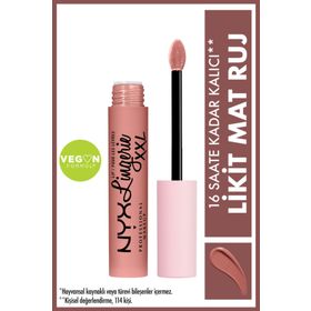 Nyx Professional Makeup Lip Lingerie XXL Liquid Lipstick Undressd Likit Ruj