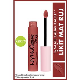 Nyx Professional Makeup Lip Lingerie XXL Liquid Lipstick Warm Up Likit Ruj