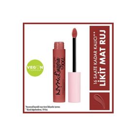 Nyx Professional Makeup Lip Lingerie XXL Liquid Lipstick Warm Up Likit Ruj