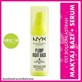 Nyx Professional Makeup Plump Right Back Makyaj Bazı+Serum