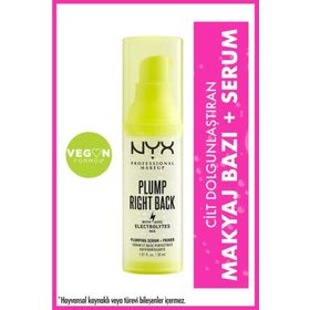 Nyx Professional Makeup Plump Right Back Makyaj Bazı+Serum
