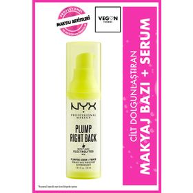 Nyx Professional Makeup Plump Right Back Makyaj Bazı+Serum