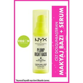 Nyx Professional Makeup Plump Right Back Makyaj Bazı+Serum