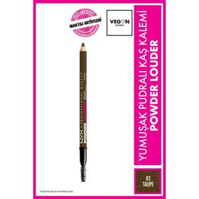 Nyx Professional Makeup Powder Louder 02 Taupe Pudralı Kaş Kalemi
