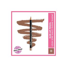 Nyx Professional Makeup Slim Lip Pencil Nude Beige Dudak Kalemi