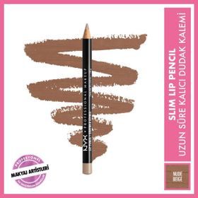 Nyx Professional Makeup Slim Lip Pencil Nude Beige Dudak Kalemi