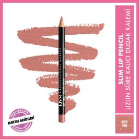 Nyx Professional Makeup Slim Lip Pencil Nude Pink Dudak Kalemi