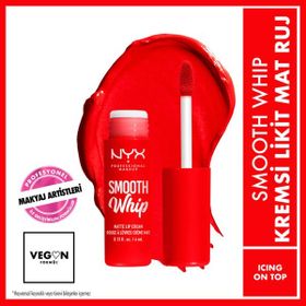Nyx Professional Makeup Smooth Whip Icing On Top Likit Mat Ruj
