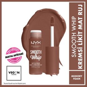 Nyx Professional Makeup Smooth Whip Memory Foam Likit Mat Ruj