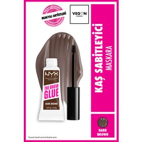Nyx Professional Makeup The Brow Glue Instant Brow Styler Dark Brown Kaş Sabitleyici Maskara