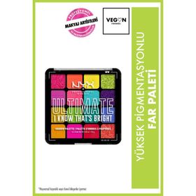 Nyx Professional Makeup Ultimate Shadow Palette I Know Thats Bright Göz Farı Paleti