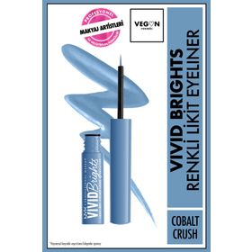 Nyx Professional Makeup Vivid Brights Cobalt Crush Likit Eyeliner