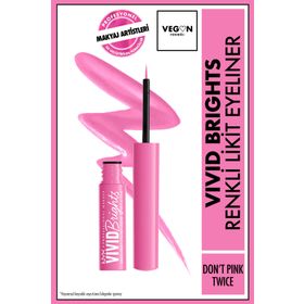 Nyx Professional Makeup Vivid Brights Don't Pink Twice Likit Eyeliner