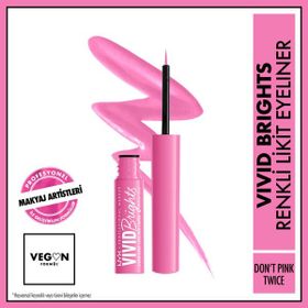 Nyx Professional Makeup Vivid Brights Don't Pink Twice Likit Eyeliner