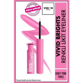 Nyx Professional Makeup Vivid Brights Don't Pink Twice Likit Eyeliner