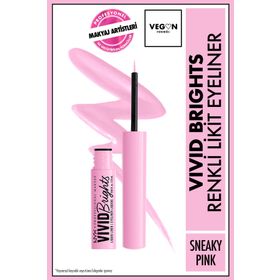 Nyx Professional Makeup Vivid Brights Sneaky Pink Likit Eyeliner