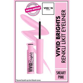Nyx Professional Makeup Vivid Brights Sneaky Pink Likit Eyeliner