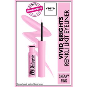 Nyx Professional Makeup Vivid Brights Sneaky Pink Likit Eyeliner