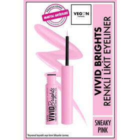 Nyx Professional Makeup Vivid Brights Sneaky Pink Likit Eyeliner