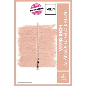 Nyx Professional Makeup Vivid Rich 02 Quartz Queen Asansörlü Göz Kalemi