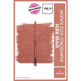 Nyx Professional Makeup Vivid Rich 10 Spicy Pearl Asansörlü Göz Kalemi