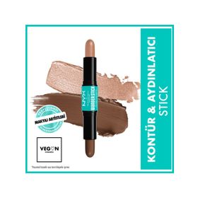 Nyx Professional Makeup Wonder Stick Light Medium Çift Taraflı Krem Kontür & Aydınlatıcı