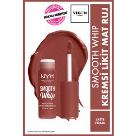 Nyx Smooth Whip Latte Foam Likit Mat Ruj