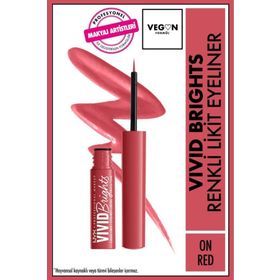 Nyx Vivid Brights On Red Likit Eyeliner