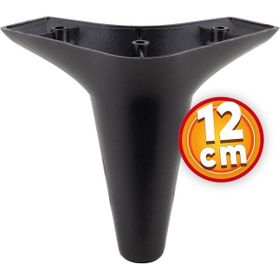 NZB Mobilya Kanepe Sehpa TV Ünitesi 12 cm Siyah Koltuk Ayağı