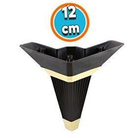 NZB Mobilya Kanepe Sehpa TV Ünitesi 12 cm Siyah Koltuk Ayağı