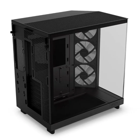 NZXT H Series H6 Flow RGB CC-H61FB-R1 Siyah ATX Mid Tower Gaming Kasa