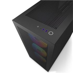 NZXT H Series H7 2023 Flow Edition Black Tempered Glass RGB USB 3.2 ATX Mid Tower Kasa