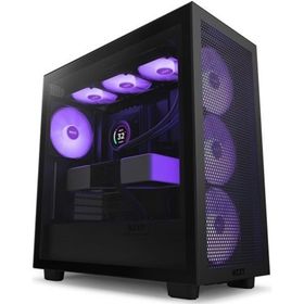 NZXT H Series H7 2023 Flow Edition Black Tempered Glass RGB USB 3.2 ATX Mid Tower Kasa