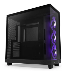 NZXT H6 Flow CC-H61FB-R1 RGB Fanlı Siyah ATX Gaming Bilgisayar Kasası