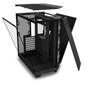 NZXT H6 Flow CC-H61FB-R1 RGB Fanlı Siyah ATX Gaming Bilgisayar Kasası