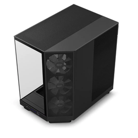 NZXT H6 Flow CC-H61FB-R1 RGB Fanlı Siyah ATX Gaming Bilgisayar Kasası